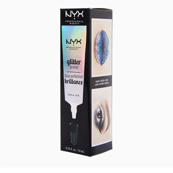NYX Glitter Primer Eyes Eyeshadow Lips Body Sparkle Shimmer - Picture 1 of 9